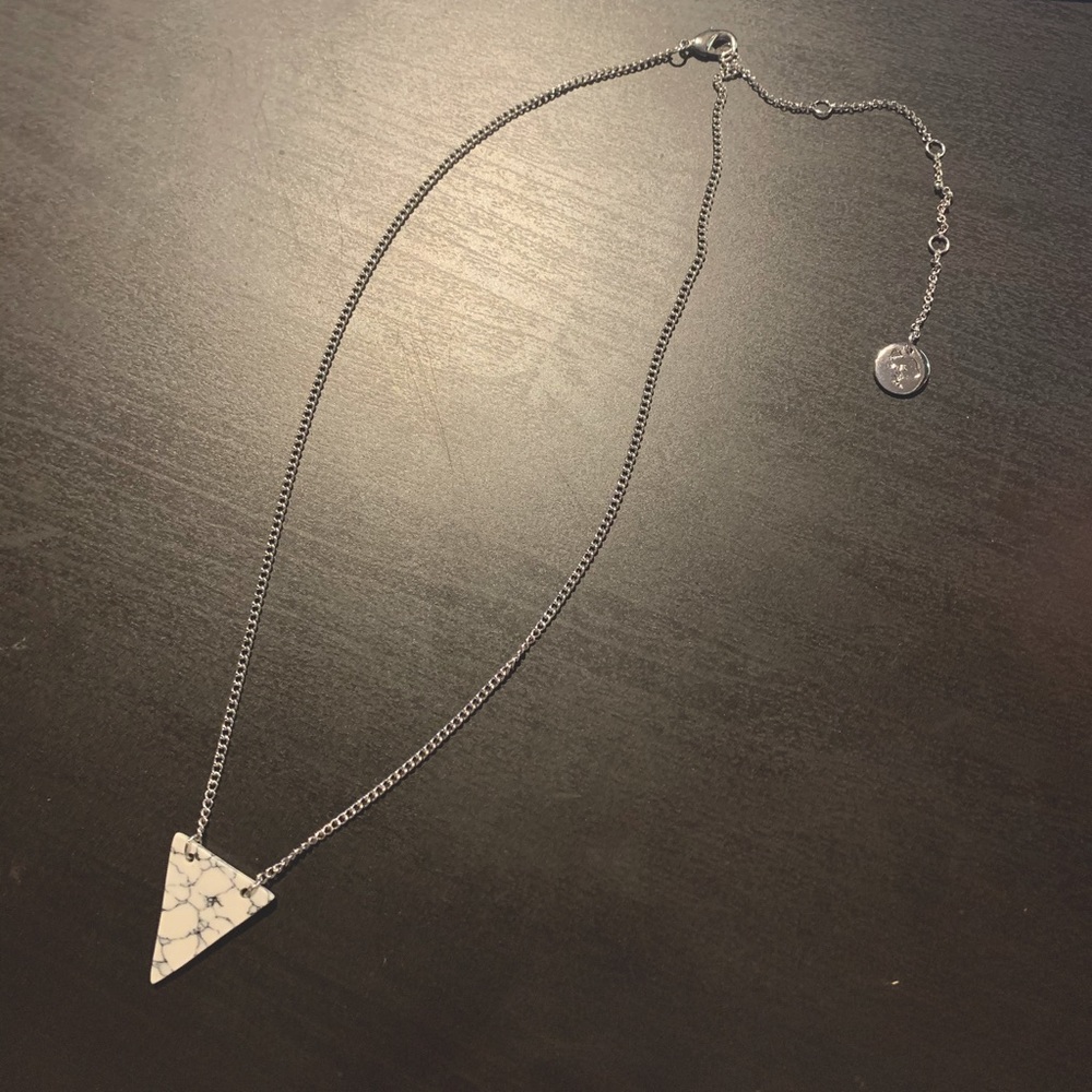 Cute marble-look necklace